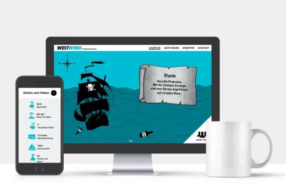 Unternehmenswebsite, Landingpage, etc.